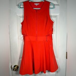 Athleta Venture Out Dress w/ built in shorts, Vermillion, Women’s 10